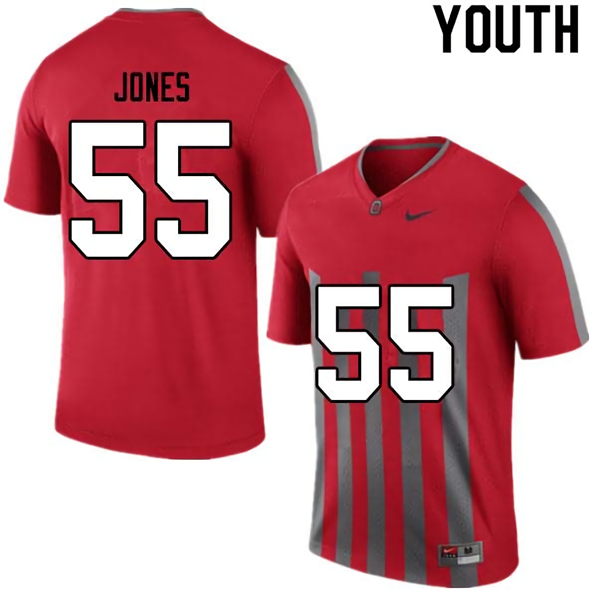Matthew Jones Ohio State Buckeyes Youth NCAA #55 Nike Retro College Stitched Football Jersey CJP5656GM